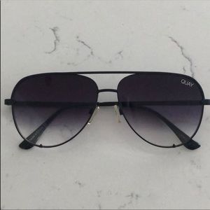 QUAY High Key mini BLACK FADE SUNGLASSES